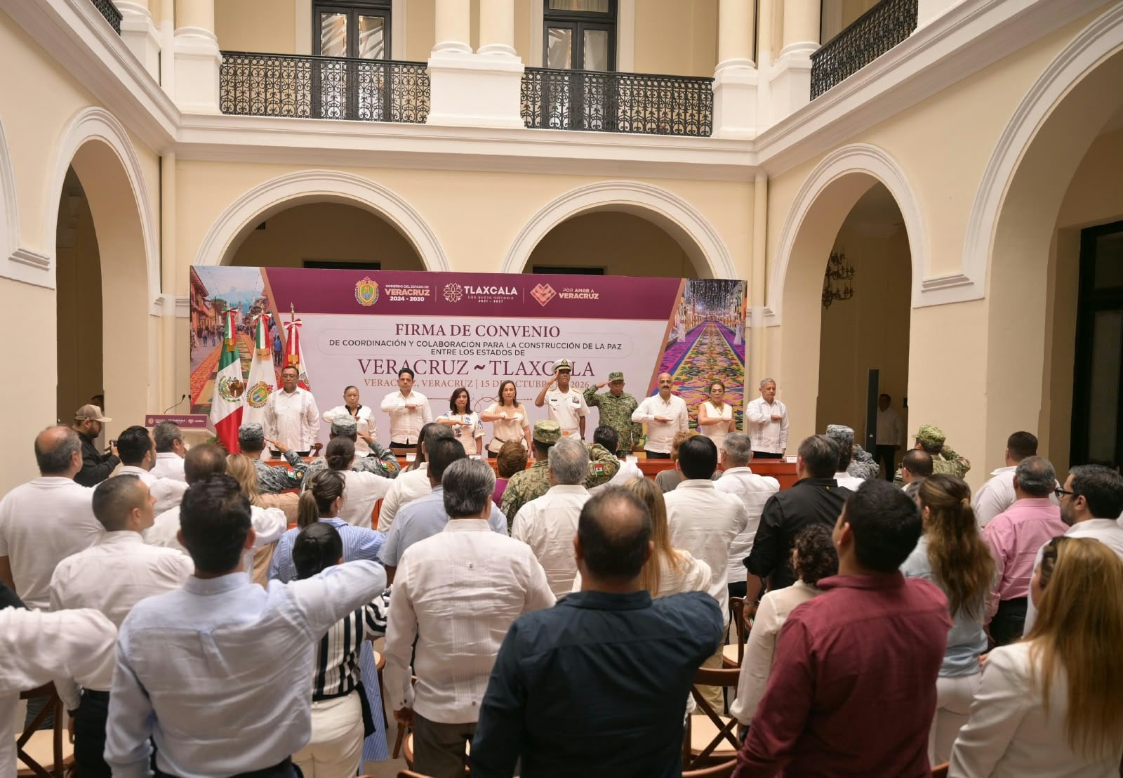 Rocío Nahle y Lorena Cuéllar firman convenio de seguridad