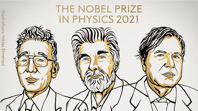 Syukuro Manabe, Klaus Hasselmann y Giorgio Parisi, ganadores del Premio Nobel de Física 2021