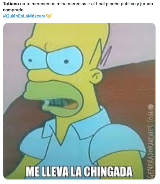 Memes salida de Tatiana como Carnívora de '¿Quién es la Máscara?'