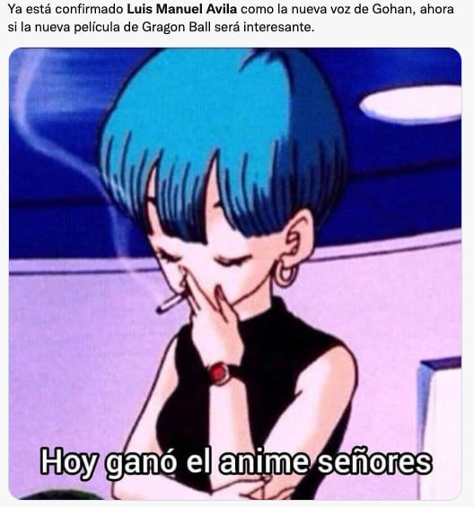 Usuarios festejan que Luis Manuel Ávila sea la voz de Gohan
