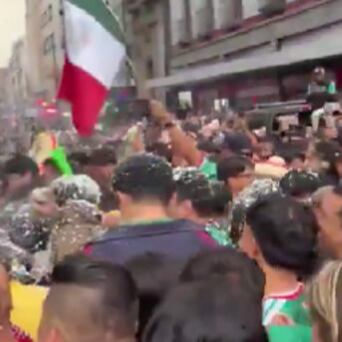 Se desata el caos en el FIFA Fan Fest del Zócalo antes del México vs Ecuador