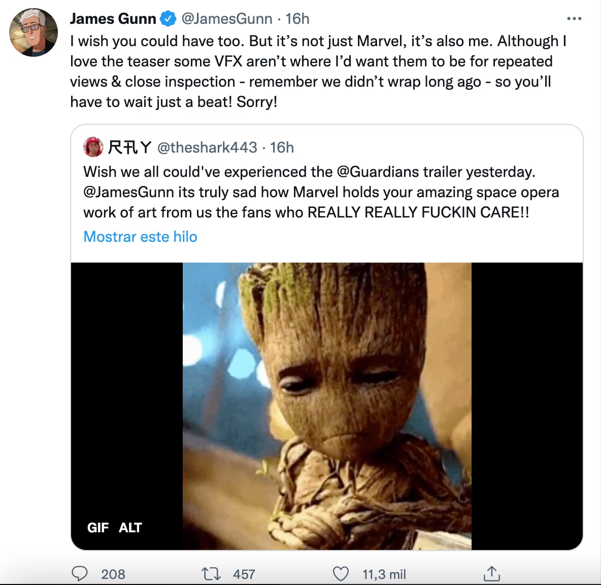 filtración del tráiler de ‘Guardianes de la Galaxia Vol. 3’