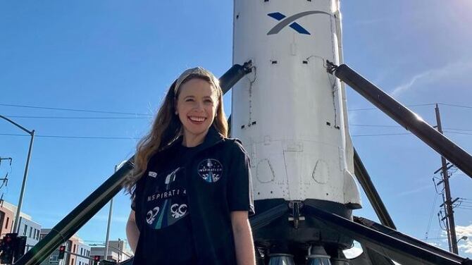 Sobreviviente de cáncer viajará al espacio en misión civil Inspiration4