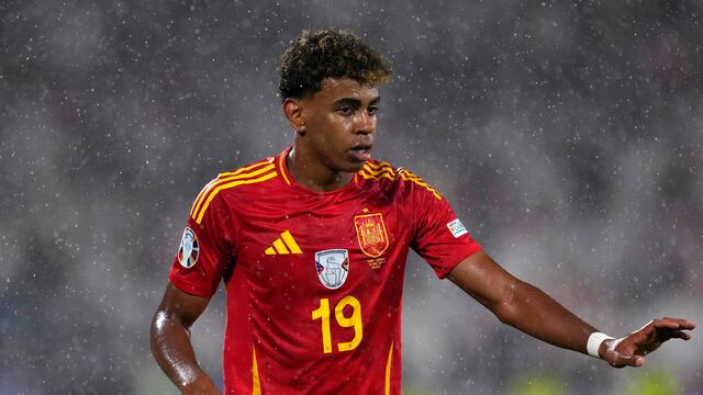 Lamine Yamal en la Eurocopa 2024 con España