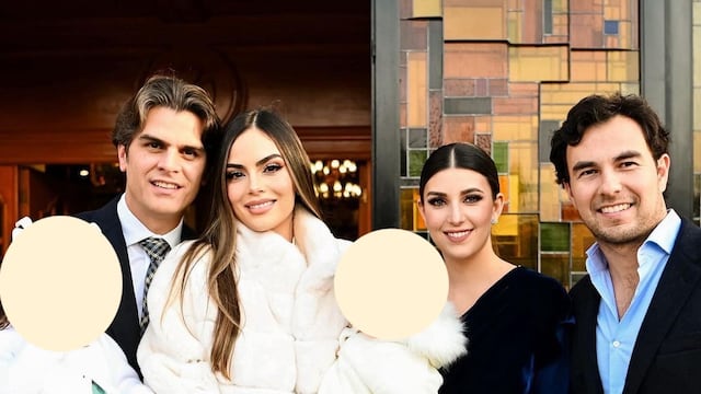 Checo Pérez y Ximena Navarrete ya son compadres
