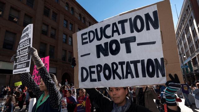 Protesta por eliminación de DACA. Un hecho.