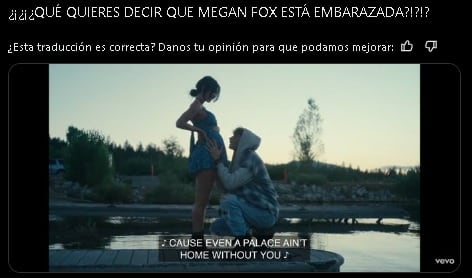 Usuarios se preguntan si Megan Fox está embarazada.