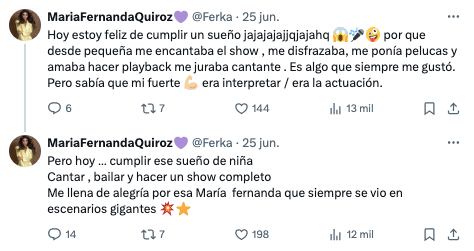 Ferka cumple sueño de ser cantante