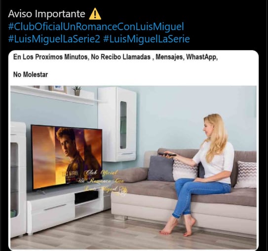 Meme de 'Luis Miguel, la serie'