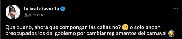 Yeri Mua reacciona a las modificaciones a la coronación del carnaval de Veracruz