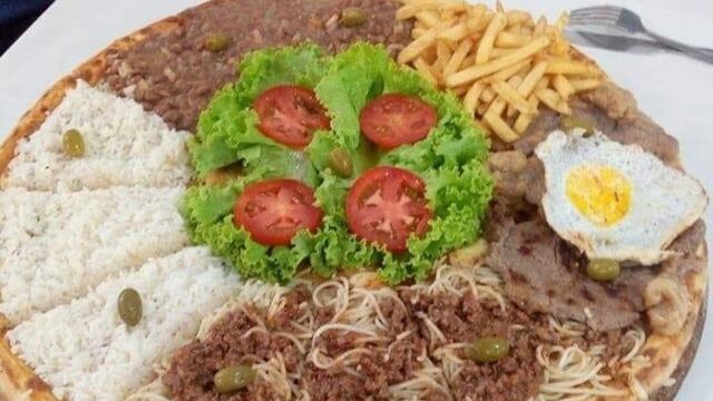 Una pizza fuera de serie