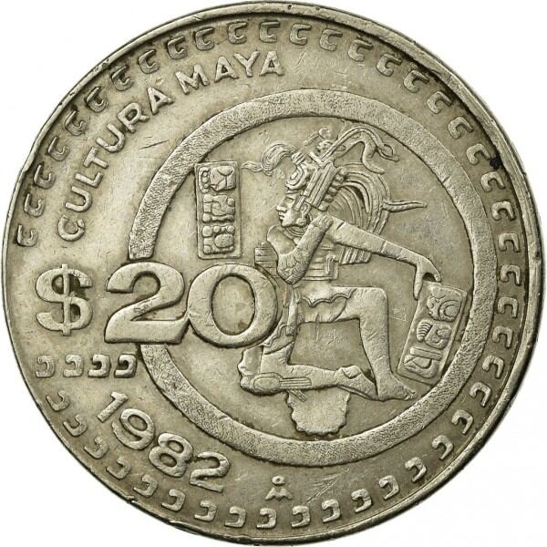 Moneda de 20 pesos que se vende en 180 mil