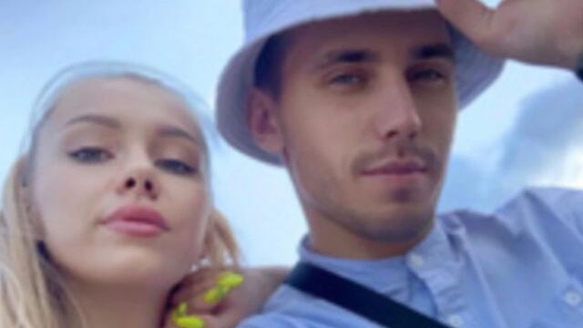 Soldado ruso y su esposa