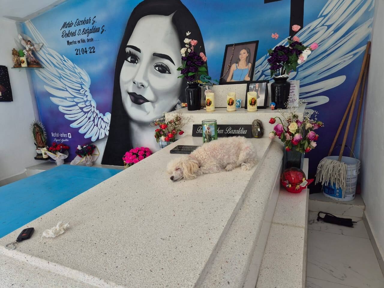 Tumba de Debanhi Escobar.