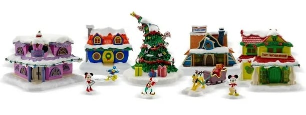 Villa navideña Disney en Sam’s Club: Precio y cómo se ven los coleccionables que incluyen tren