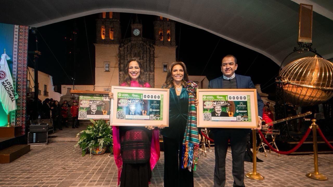 Lotería Nacional rinde homenaje a José Alfredo Jiménez en Guanajuato