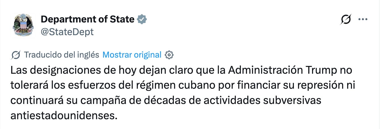 Estados Unidos amplía restricciones a estadounidenses que hagan negocios con Cuba
