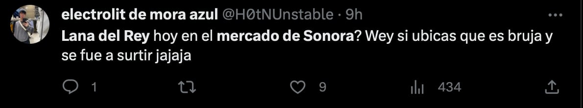 Lana del Rey se pasea en el Mercado de Sonora y un afortunado fan se la encontró (FOTO)