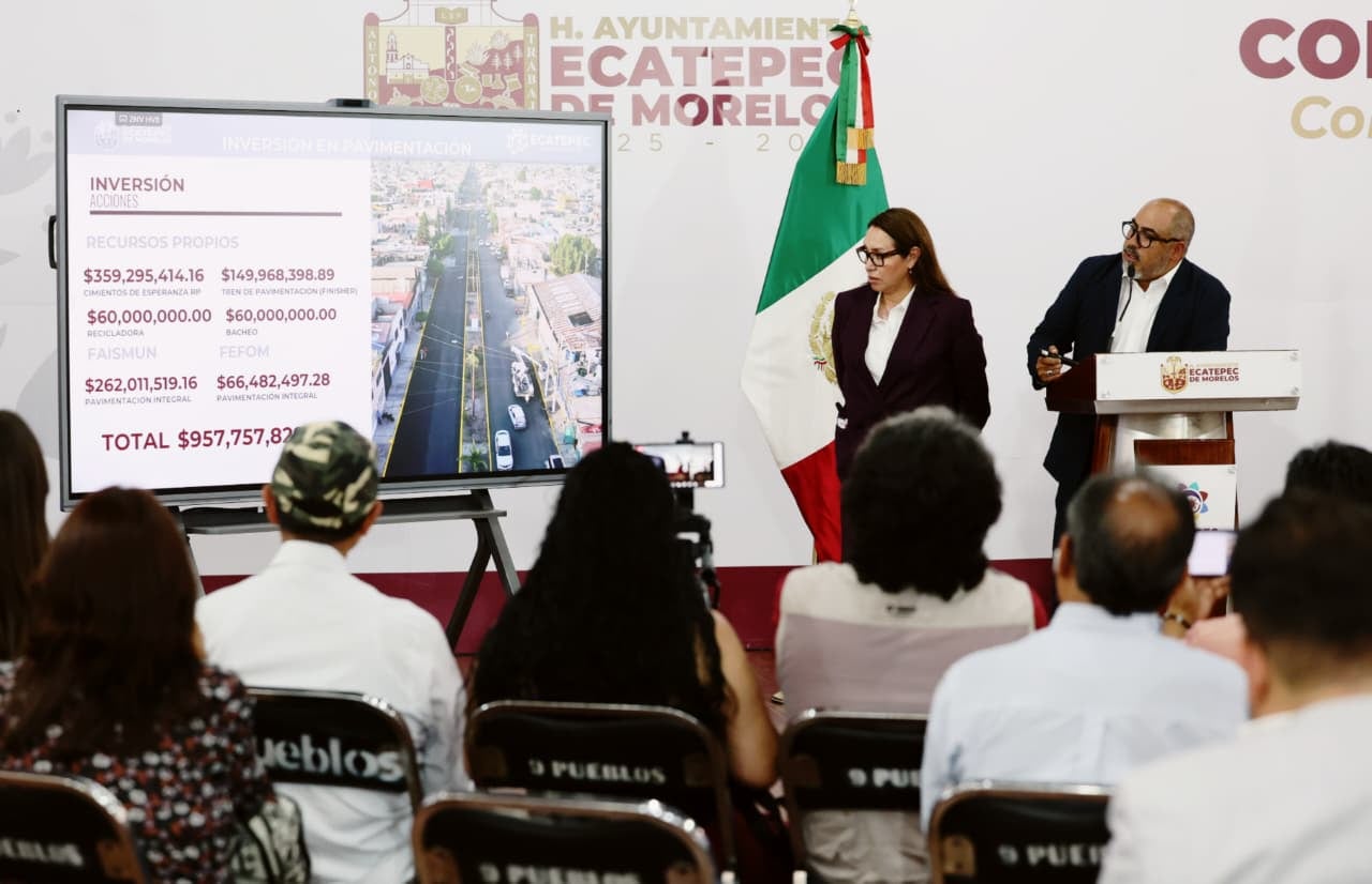 Obras viales buscan mayor seguridad para familias de Ecatepec