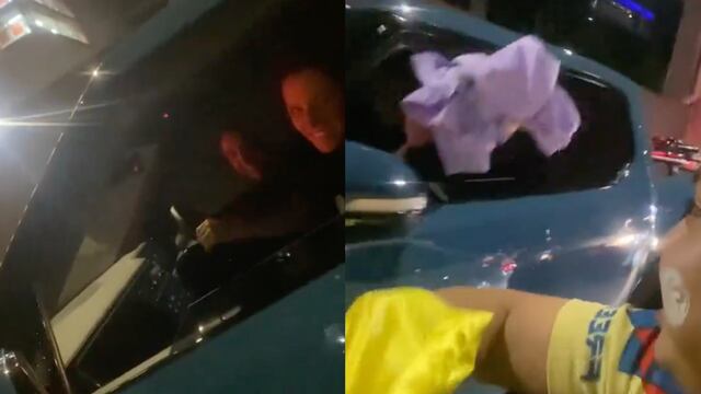 Emilio Azcárraga regala chamarra a aficionado del América