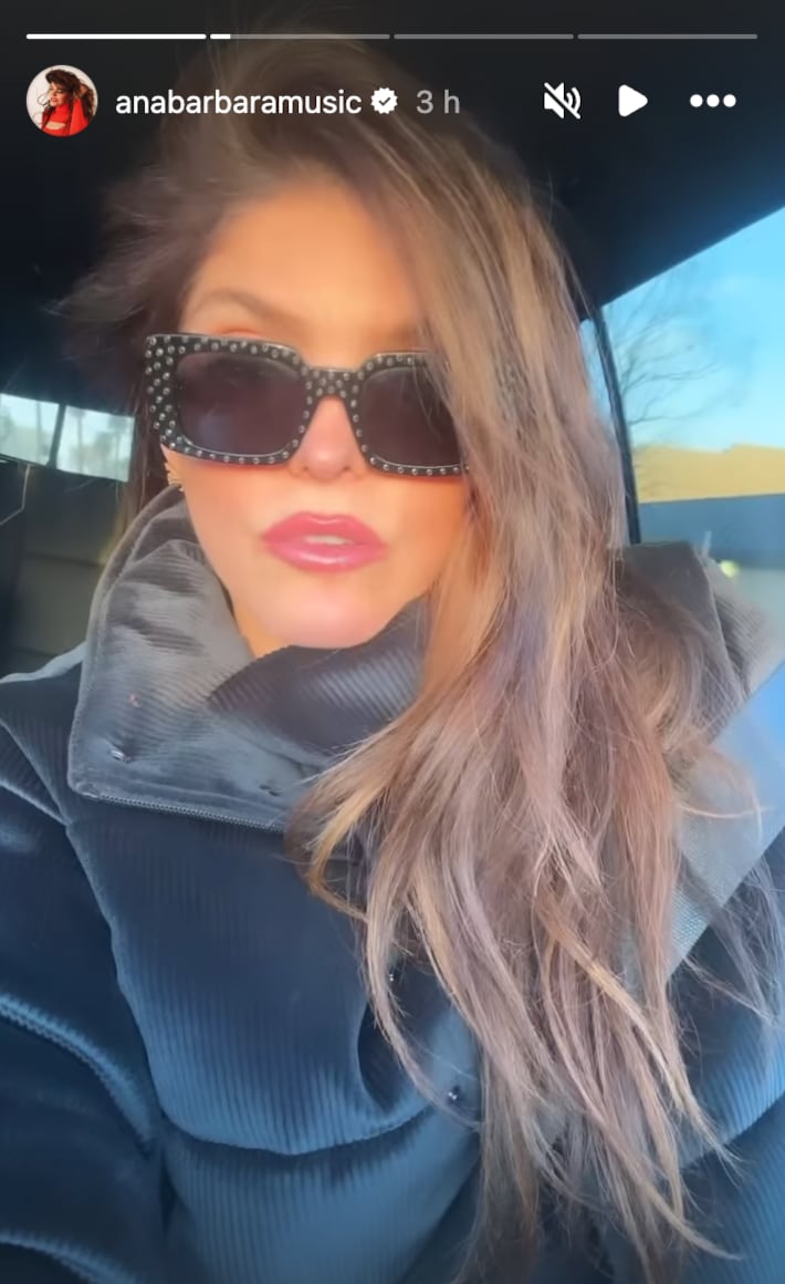 Ana Bárbara vía Instagram