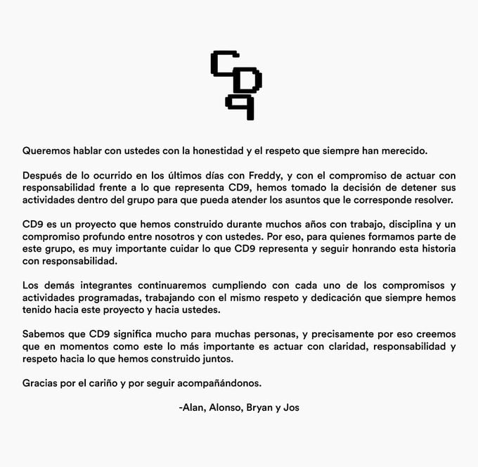 Freddy Leyva queda fuera de CD9 tras controversia con fan