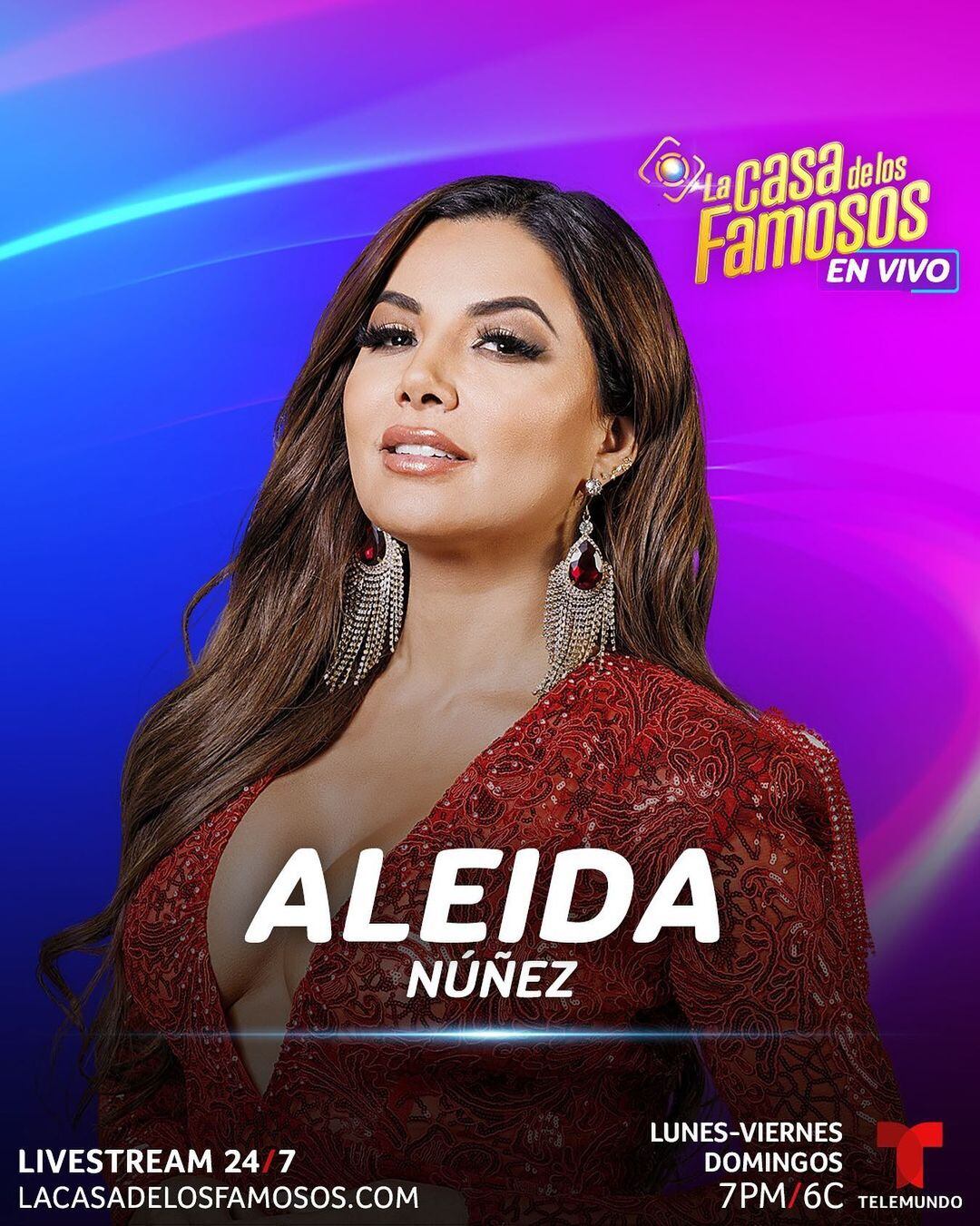 Aleida Núñez en La Casa de los Famosos 3.