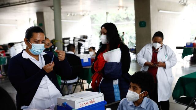 Vacunación a menores con comerbilidades