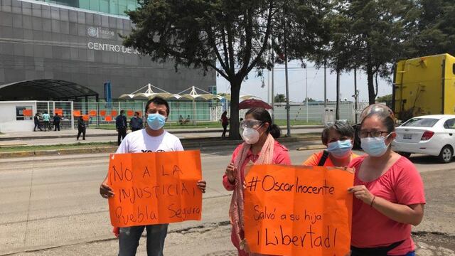 Protesta para exigir la liberación de Oscar