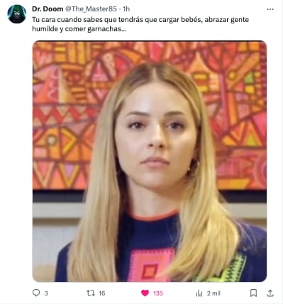 Mariana Rodríguez se muestra muy seria en video de Samuel García