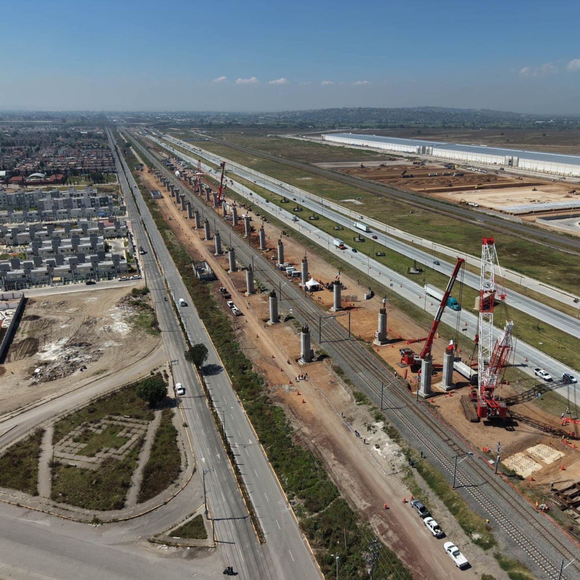Tren México-Pachuca alcanza 34.8% de avance, informa Sedena