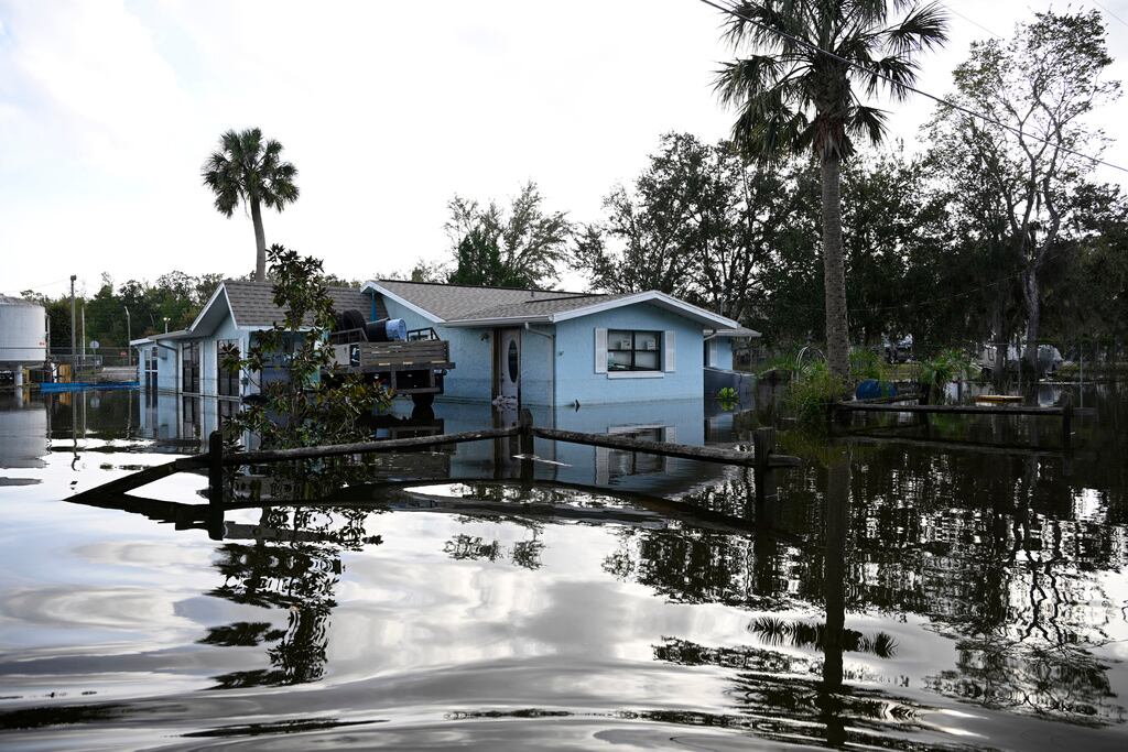 Huracán Helene en su paso por Florida
