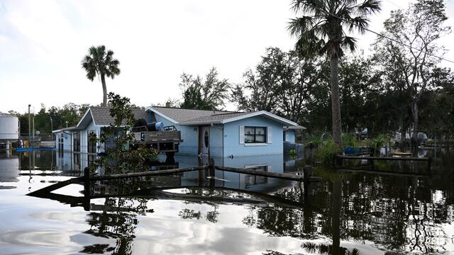 Huracán Helene en su paso por Florida