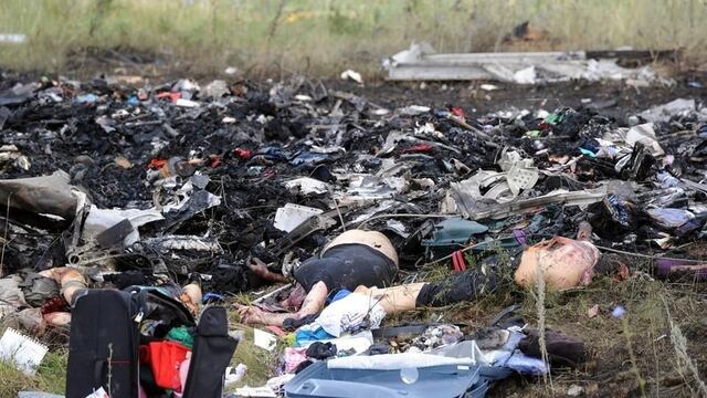 El Boeing 777 de Malaysia Airlines,  con 298 pasajeros, incluidos tres bebés, y 15 tripulantes a bordo, cayó cerca del poblado de Snezhnoy. Foto/AFP