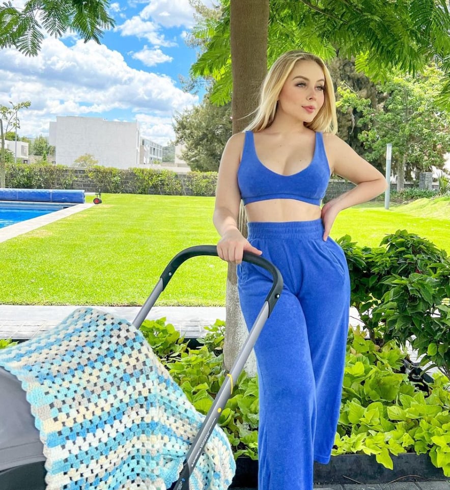 Maya Nazor posó con su bebé en Instagram