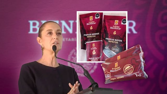 Claudia Sheinbaum lanza frijoles del Bienestar
