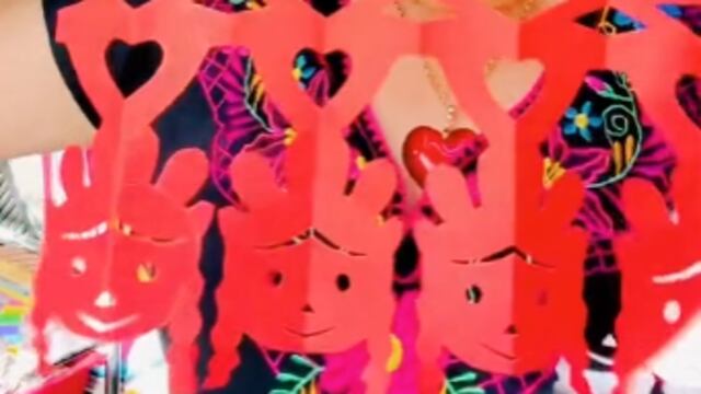 Papel picado muñeca Lele