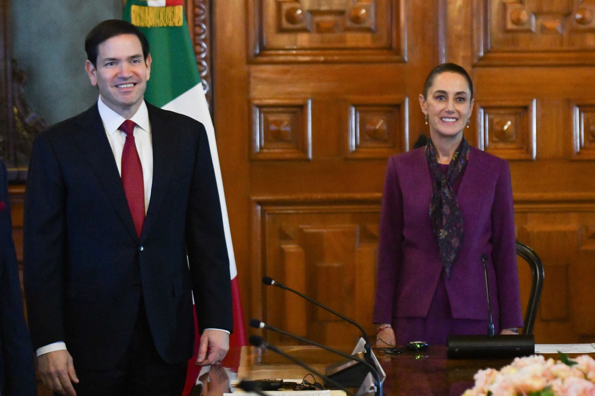 Reunión de Claudia Sheinbaum y Marco Rubio