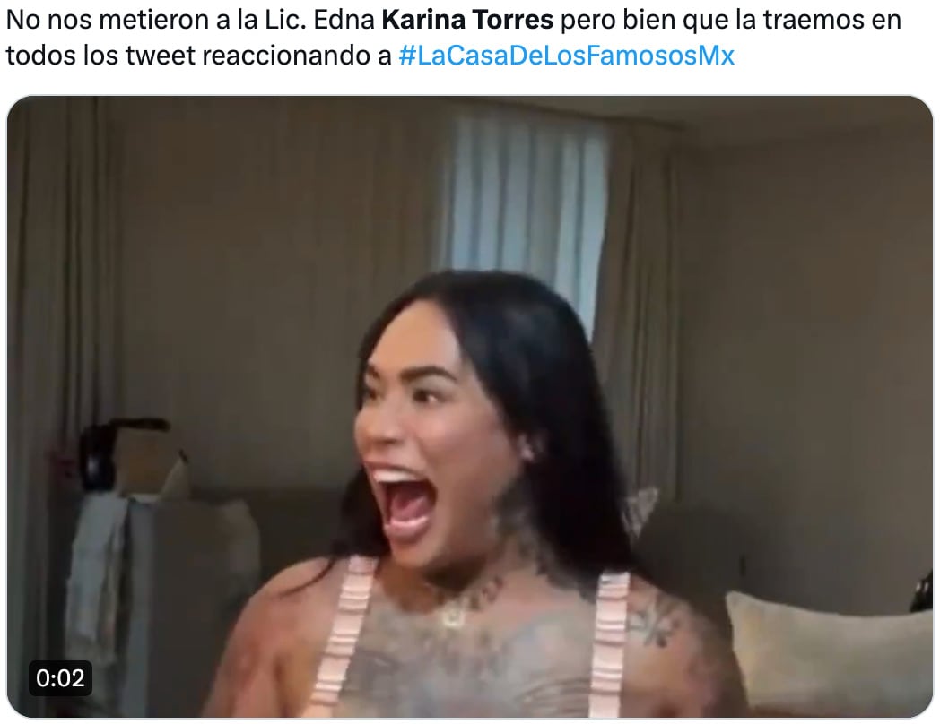 Memes reaccionan a la ausencia de Karina Torres en La Casa de los Famosos México 2024