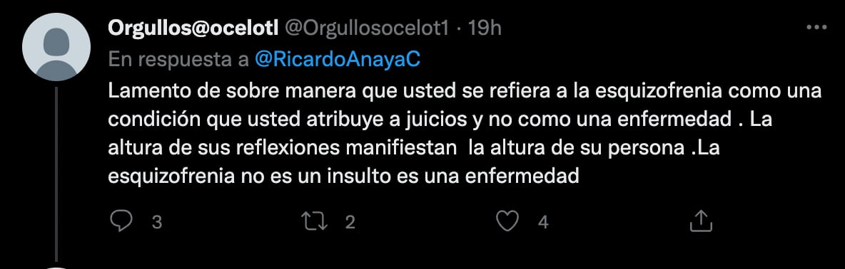Ricardo Anaya es criticado por burlarse de las personas esquizofrénicas