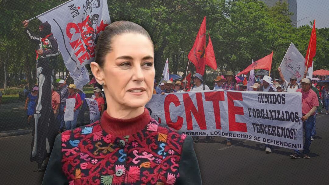CNTE lanza fuerte amenaza para Claudia Sheinbaum
