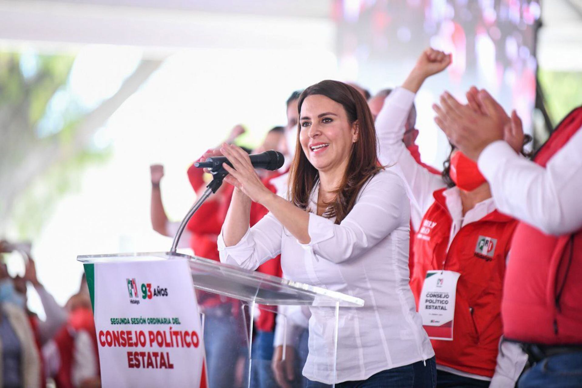 Carolina Viggiano, candidata del PRI a la gubernatura de Hidalgo