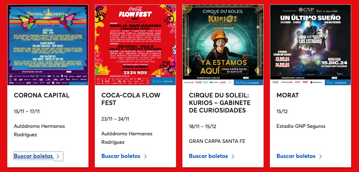 Buen Fin 2024 en Ticketmaster