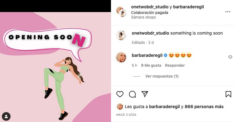 Gimnasio de Bárbara de Regil.