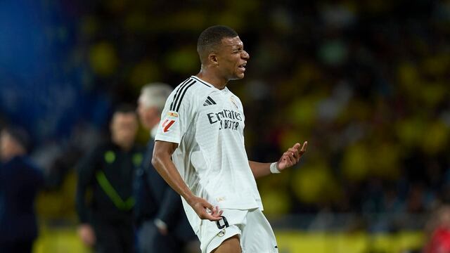 Kylian Mbappé con el Real Madrid