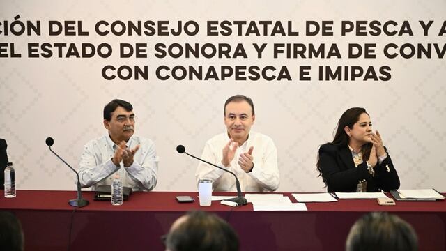 Alfonso Durazo encabeza instalación del Consejo Estatal de Pesca y Acuacultura