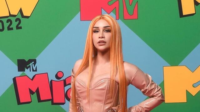 Daniela Rodrice en la alfombra rosa de los MIAW 2022.