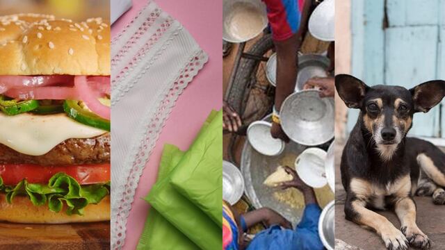 Este 28 de mayo es el Día de la Hamburguesa y el Día de la Higiene Menstrual; también el Día Mundial del Hambre y Día Mundial del perro sin raza