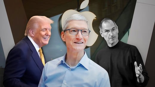 Trump elogia a Tim Cook y asegura que superó a Steve Jobs en Apple