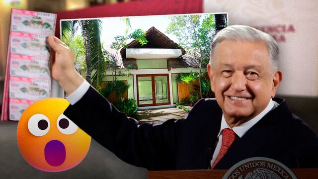 Lotería Nacional rifa casa de descanso de los expresidentes en Cancún, anuncia AMLO